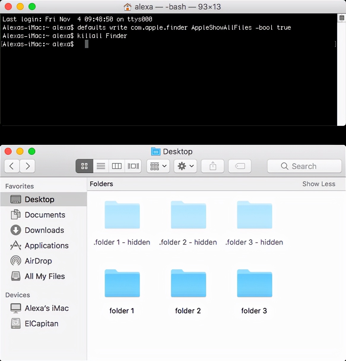 苹果电脑怎么显示隐藏文件（Mac上如何显示隐藏文件和文件夹）(1)