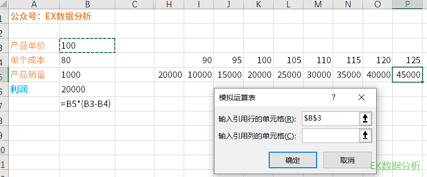 excel模拟运算表怎么用（excel模拟运算表的操作步骤）(7)