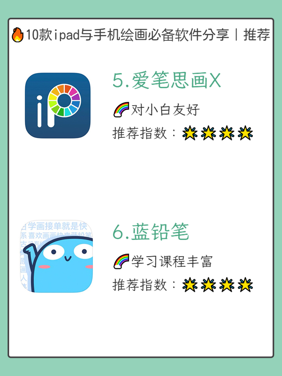 ipad绘画软件哪个好用（10款ipad与手机绘画必备软件分）(6)