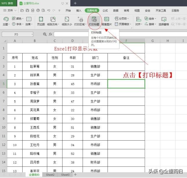 打印出来的文件怎么添加页码（Excel技巧打印表格增加页码）(2)