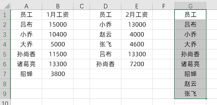 2个excel表格数据匹配（2个独立表格如何使用vlookup匹配）(3)