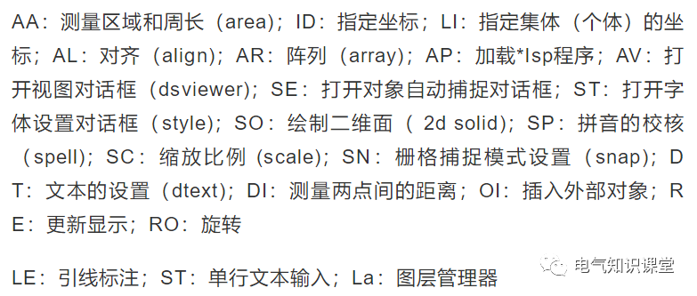 常用cad快捷键命令（cad常用快捷键命令大全一览表）(10)