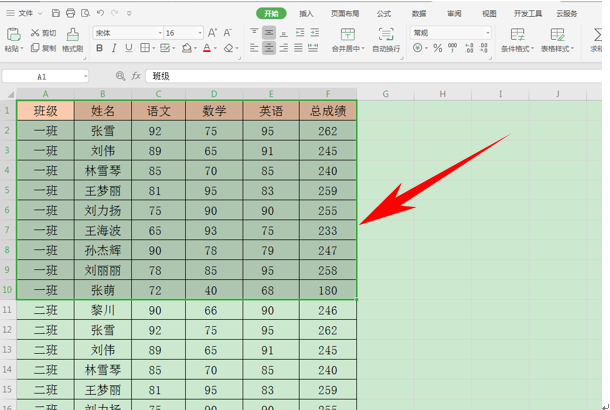 wps怎么选定打印区域（表格办公—只打印表格选中区域）(2)