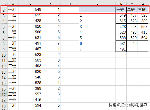 excel如何取消隐藏行（取消隐藏其中的某一行或列的方法）(9)