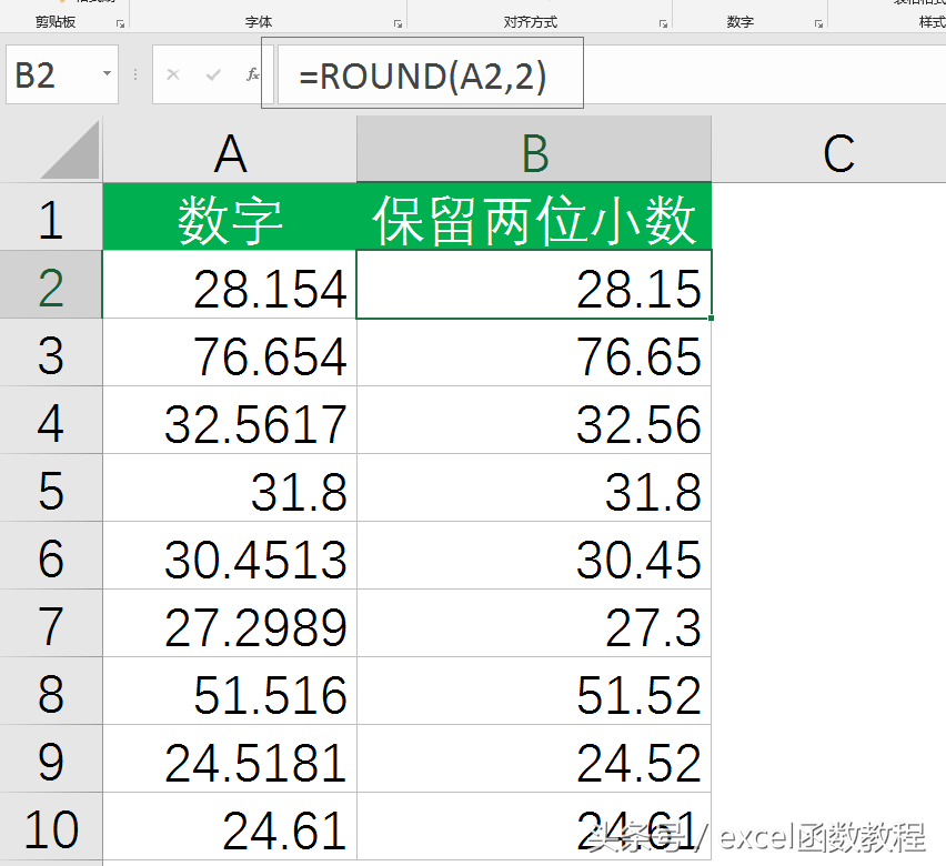 excel保留两位小数怎么保留（excel中保留两位小数的两种方法）(6)