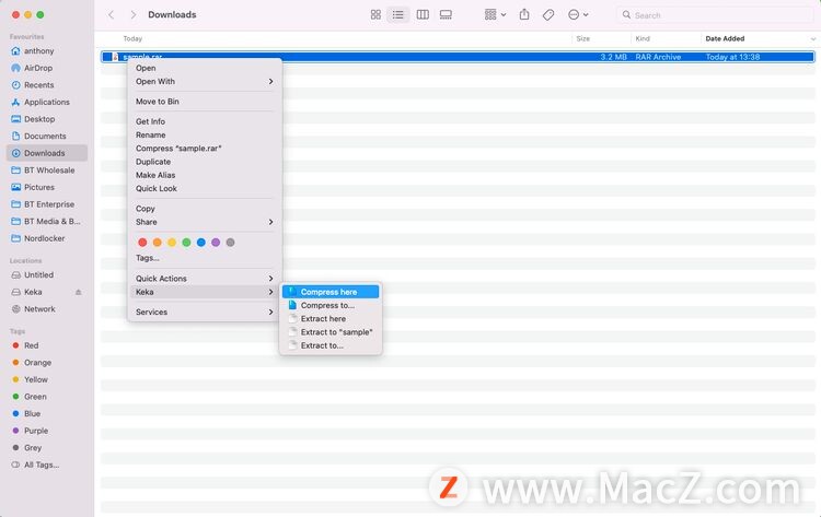 苹果电脑打不开压缩文件（苹果电脑mac怎么解压rar文件）(1)