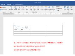 表格斜线怎么上下打字（word表格中如何画斜线并添加文字）