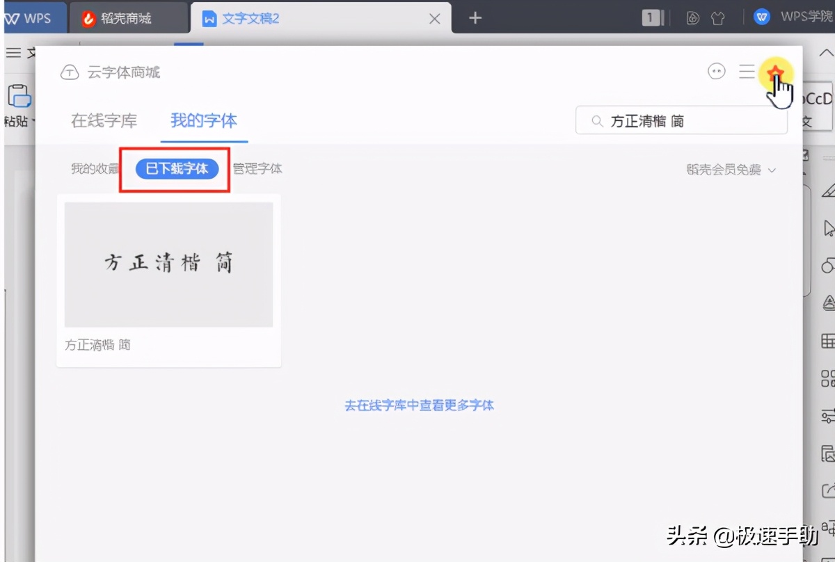 wps怎么加入字体（wps里的云字体怎么保存到字体里）(5)