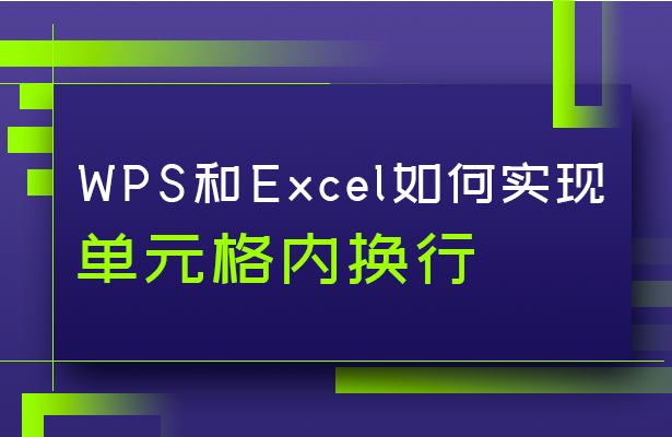 wps文字怎么换行打字（WPS和Excel如何实现单元格内换行）(1)