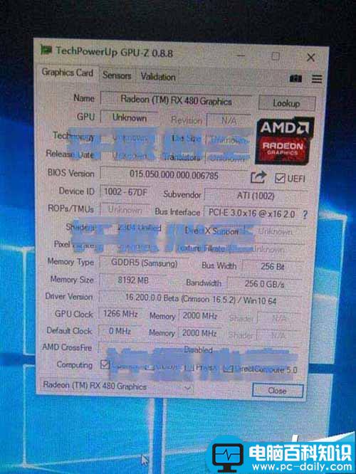 AMD,RX480显卡,跑分