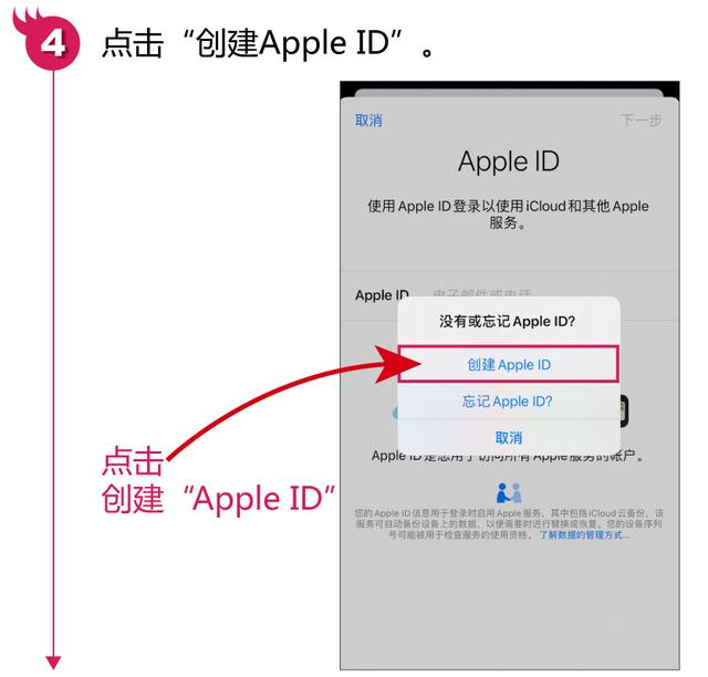 苹果怎么设置id账号和密码（苹果手机下载APP前的重要步骤）(4)