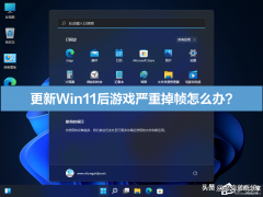 苹果手机系统更新后卡怎么办（win11更新后掉帧严重的解决方法）