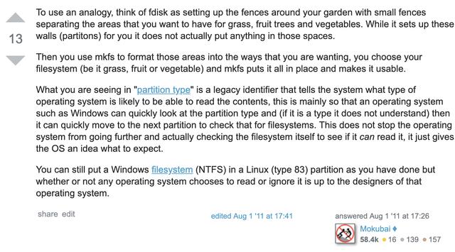 linux创建新磁盘分区步骤（U盘分区并制作文件系统）(12)