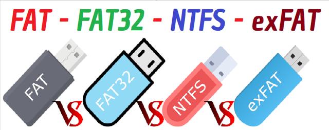如何把u盘格式改为fat32（硬盘格式化ntfs和exfat的区别）(1)
