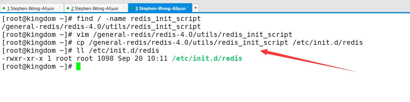 linux设置开机自启动脚本（Redis脚本设置为服务并开机自启动）(4)