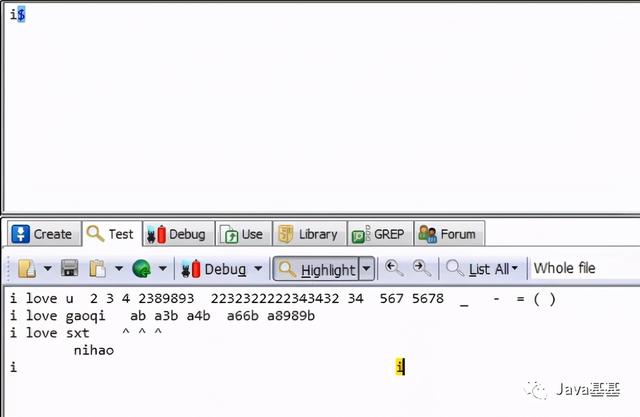 java正则表达式语法（java正则表达式使用方法）(7)