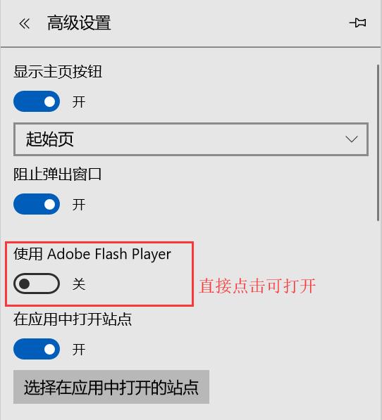 win10怎么开启flash（win10自带浏览器flash启用教程）(7)