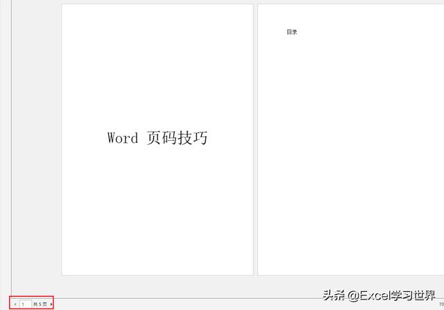 在word中页码怎么设置（word怎样从中间页开始设置页码）(3)