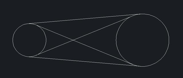 cad如何做圆弧的切线（cad 绘制两圆公切线最简单的方法）(7)