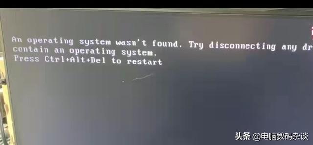 电脑开机时出现restart-()