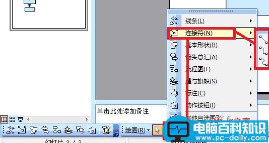 PPT2003中怎么绘制流程图