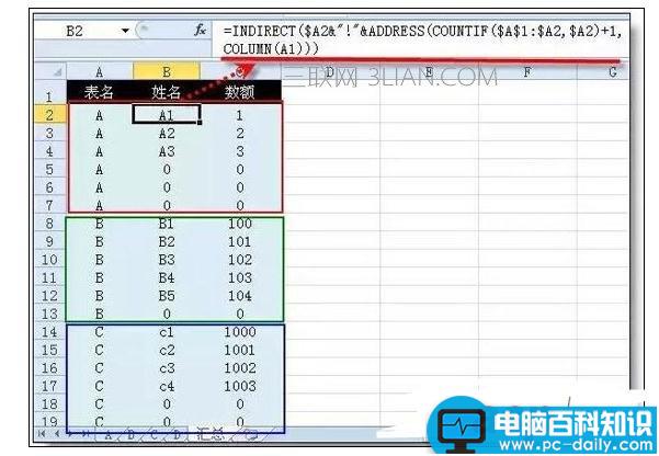 Excel,函数,公式,如何,合并,多个,作表