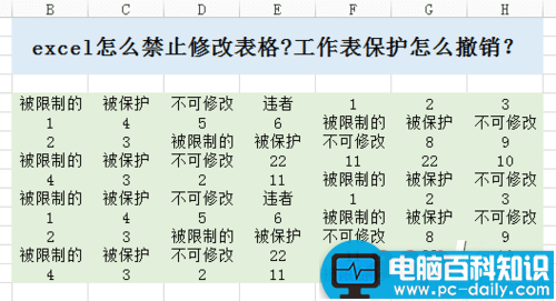 excel,如何,禁止,修改,表格