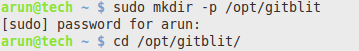 Linux,Gitblit