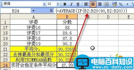 Excel,去掉,最高分,最低分,再求,平均分