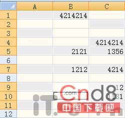 Excel,如何,填充,不连续,单元格