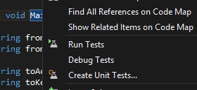 VS2012,Create,Unit