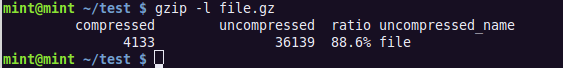 Linux,Gzip