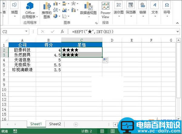 Excel2013,如何,运用,rept,函数,数字,图形