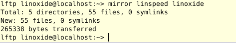 Linux,LFTP