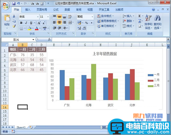 Excel,怎样,设置,柱状,图例,颜色,方块,变宽