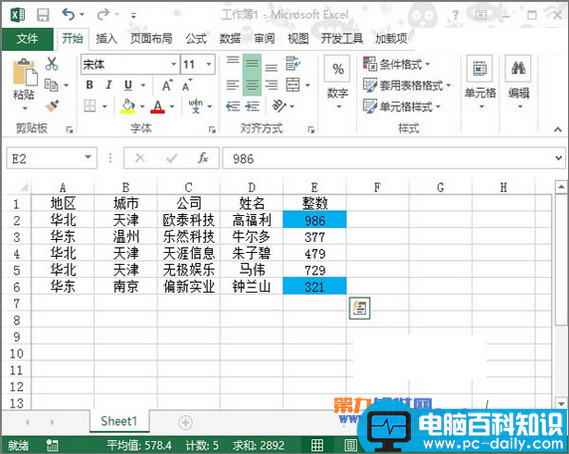 Excel2013怎样设置标出数据的最大最小值