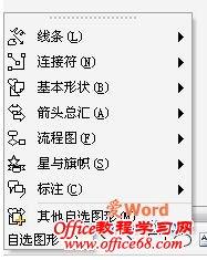 word2003的“绘图”工具栏的具体使用