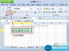 wps表格怎么快速设置格式