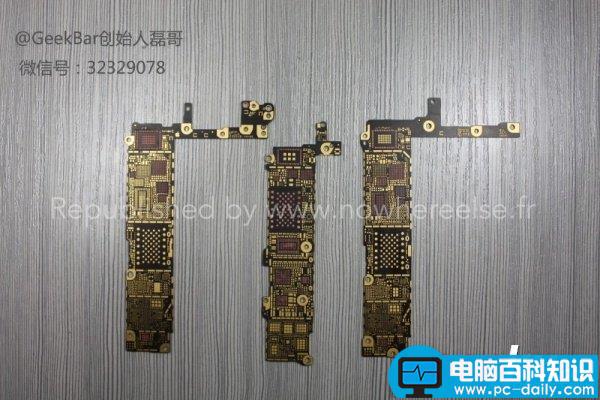 iPhone6,PCB组件曝光,4.7英寸和5.5英寸iPhone6,PCB对比图赏