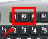 电脑,键盘,F2键