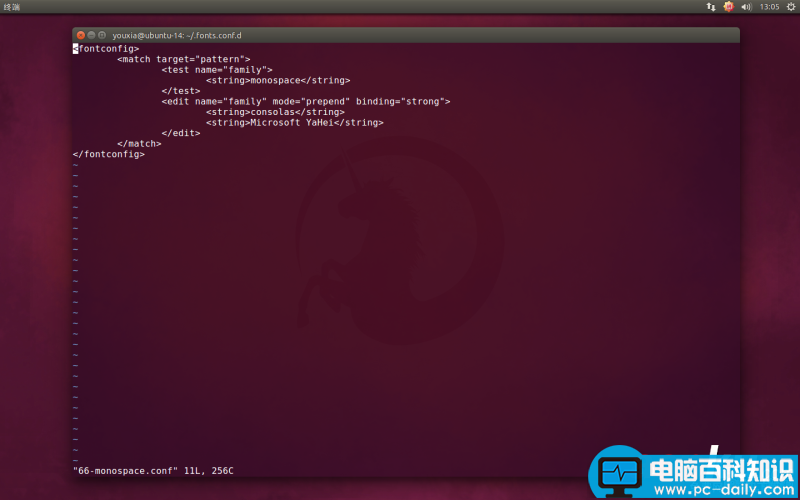 Linux折腾记,Ubuntu,14.10,使用Windows字体