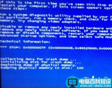 win7系统无限蓝屏提示错误代码0x0000007F的故障原因及解决方法