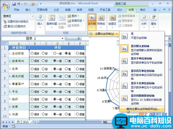 怎样在Excel中制作选择按钮动态图表