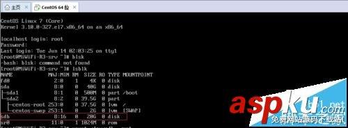 centos7,硬盘