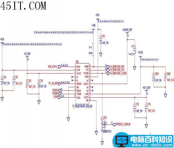 EXPRESS卡,控制电路图