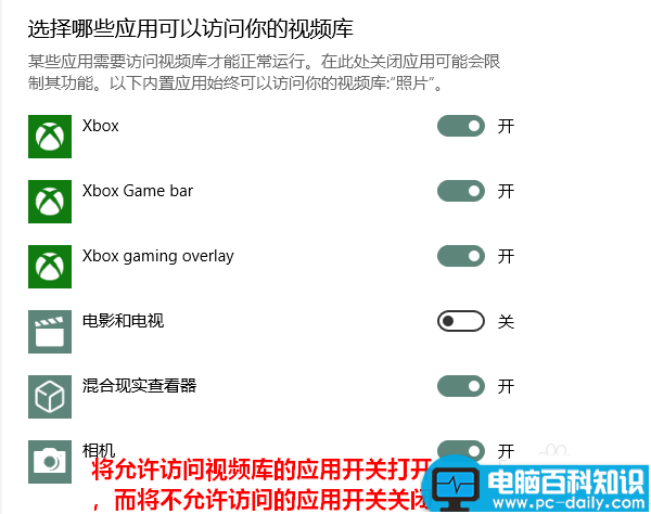 Win10,视频库,权限