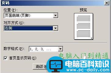 WPS文字中页码设置