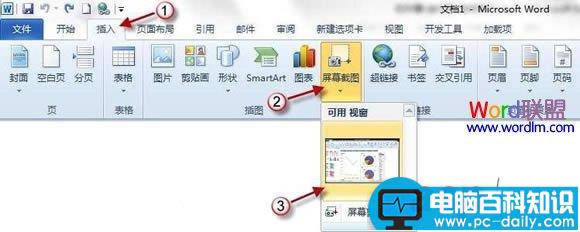 Word2010屏幕截图插入功能如何使用？