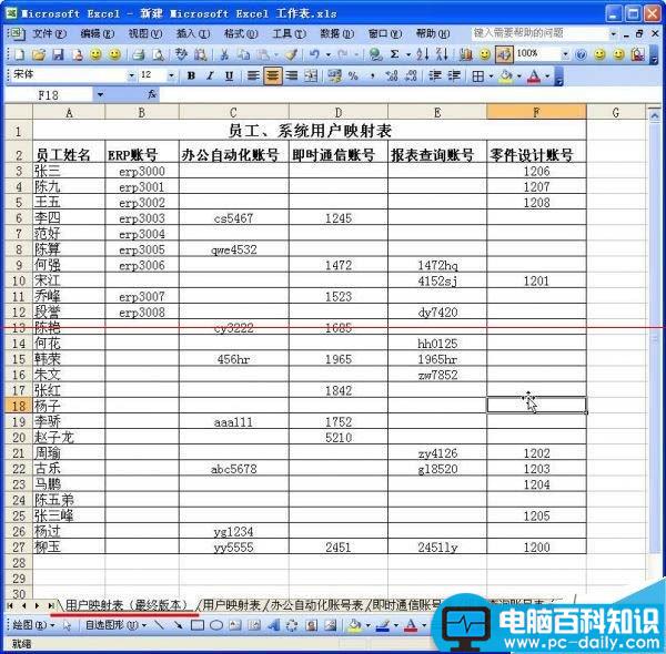 Execl如何轻松搞定多对多账户映射