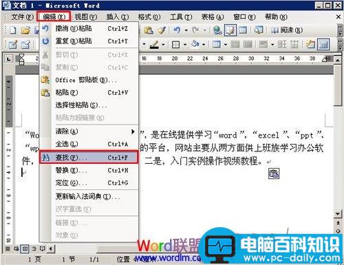 在Word2003中使用通配符进行模糊替换